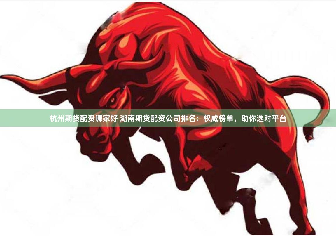 杭州期货配资哪家好 湖南期货配资公司排名：权威榜单，助你选对平台